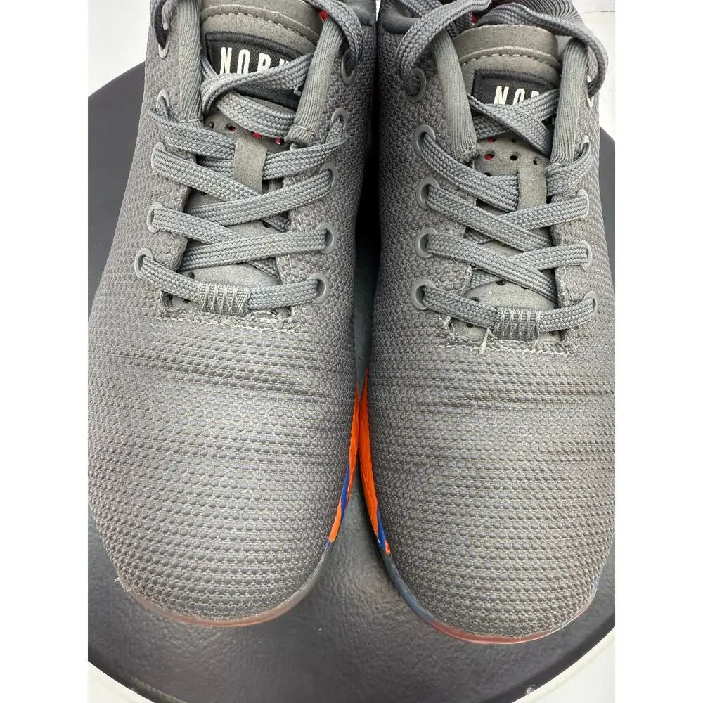 NOBULL Outwork Dark Gray Lightning Rainbow Womens Sz 9 Running Superfabric Shoes